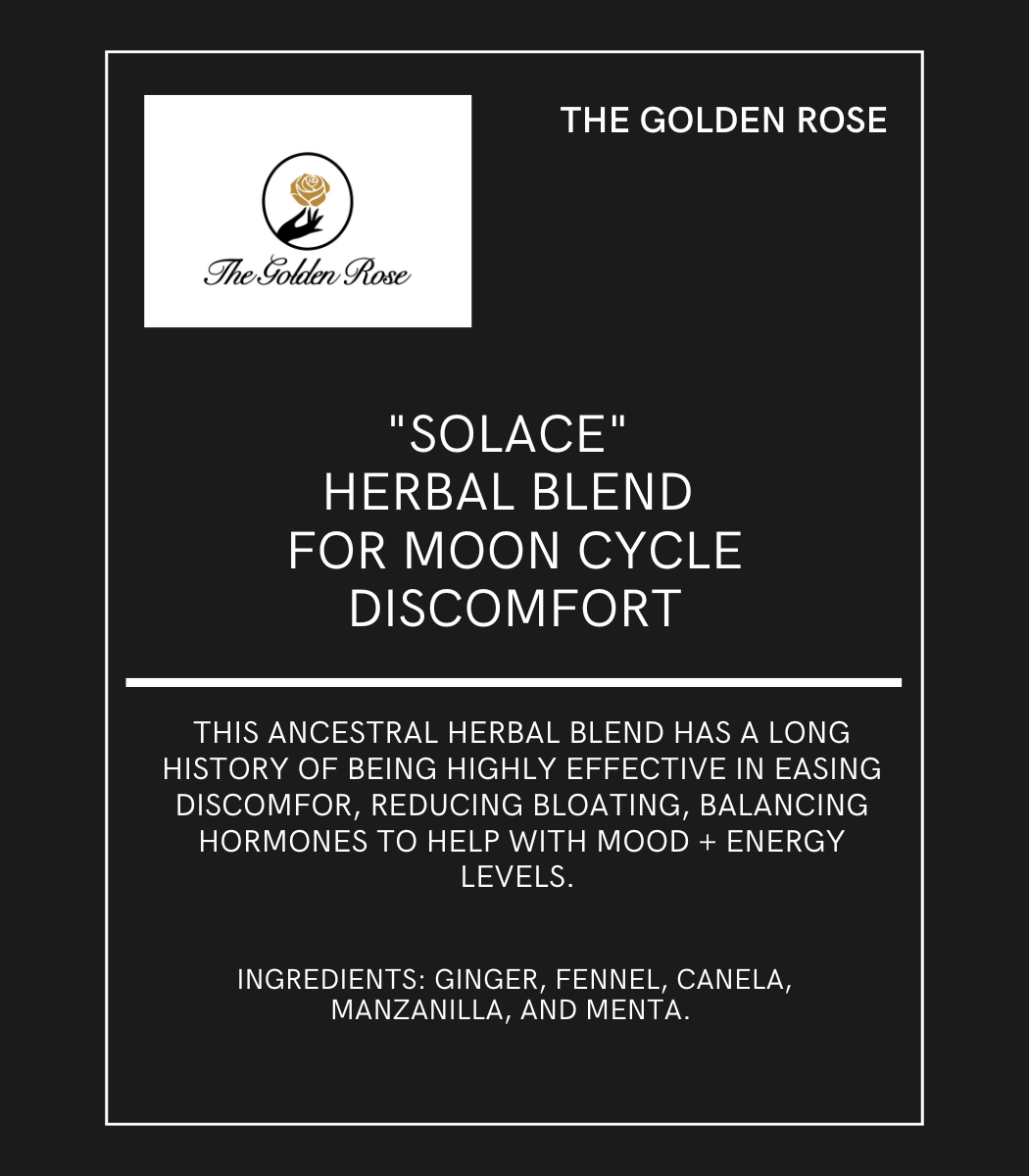 "Solace" Herbal Blend for Moon Cycle Comfort + Ease