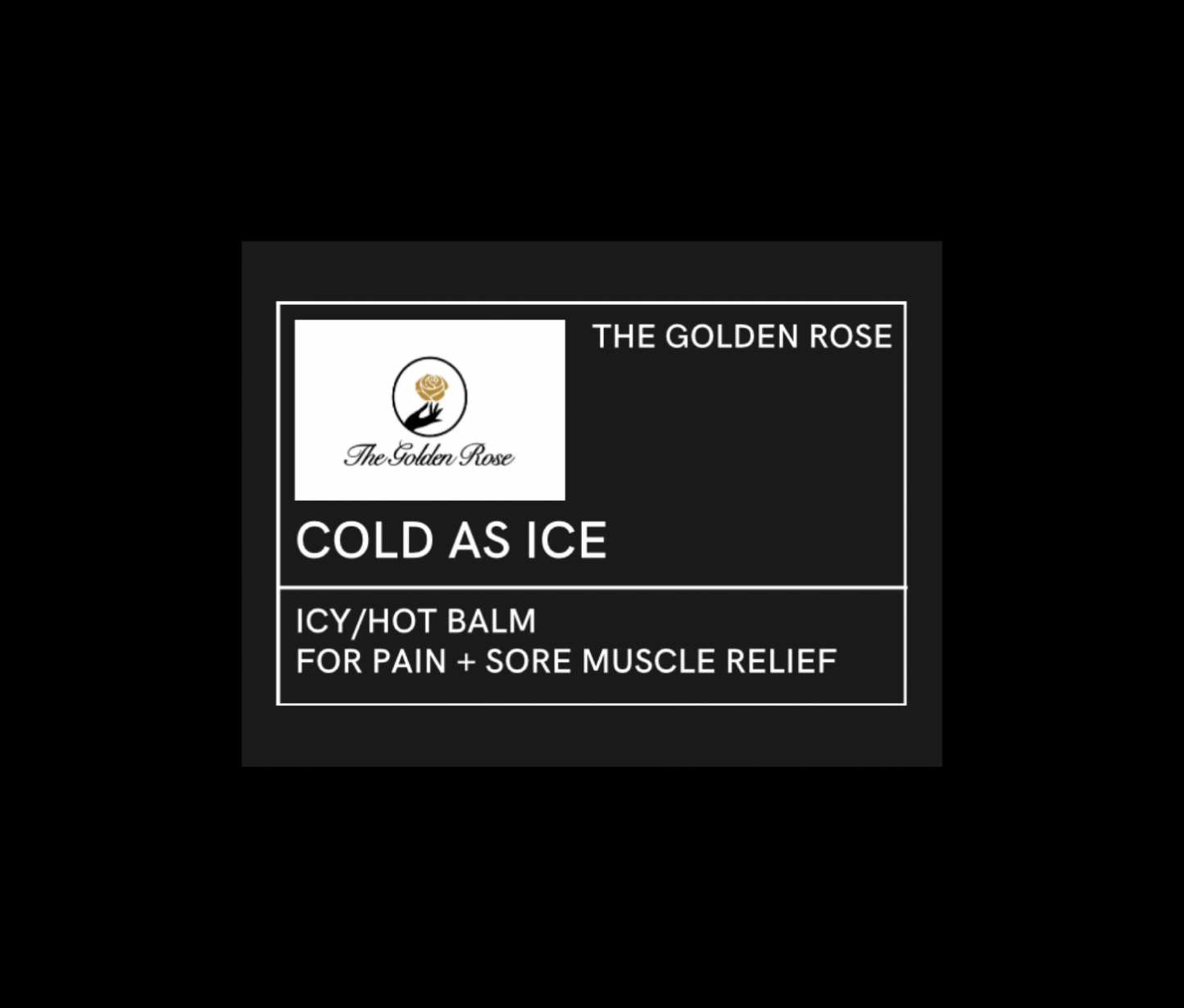 "Cold as Ice" Icy/Hot Balm for Pain + Sore Muscle Relief
