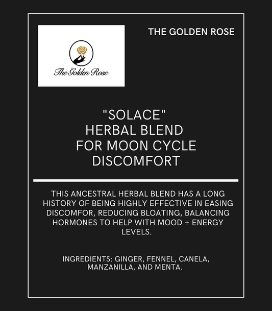 "Solace" Herbal Blend for Moon Cycle Comfort + Ease