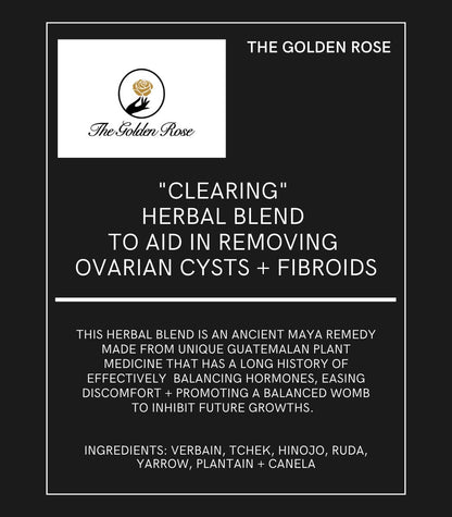 "Luna Hermosa" Mayan Herbal Remedy for Relief from Ovarian Cysts + Fibroids